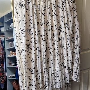 Maxi lined skirt
